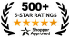 5 Star Excellence award from Shopper Approved for collecting at least 100 5 star reviews